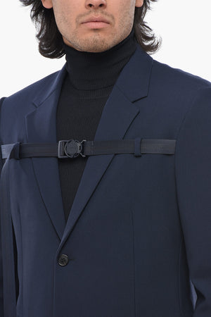 Blazer BUCKLEUP in Lana Tech con Fibbia Frontale 