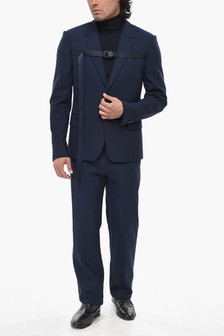 Blazer aus Tech-Wolle BUCKLEUP mit vorderer Schnalle