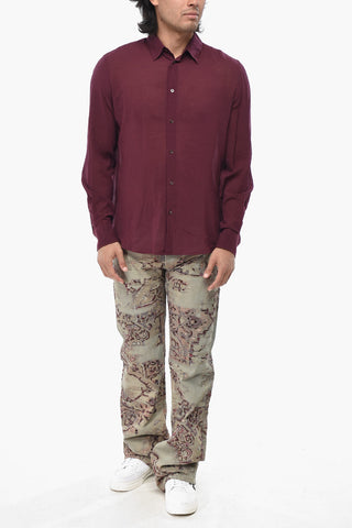 OW EMB SILKJER ROUND SHIRT