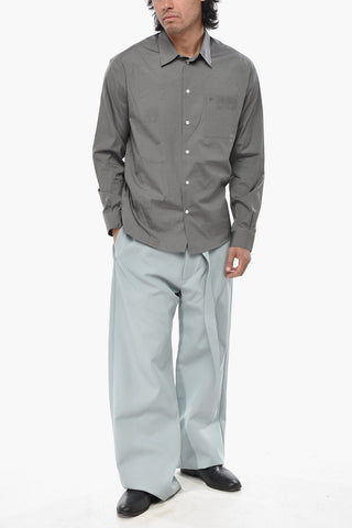SHIRT Camicia in Popeline di Cotone CASTLE con Taschino