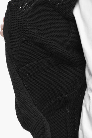 SEASONAL Zip-up Knit Vest MULTIPOCKETS