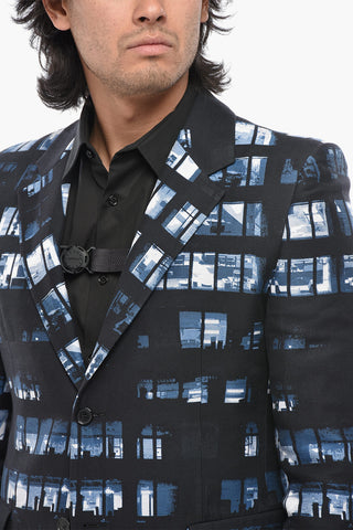 Blazer aus Baumwollmischung WINDOWS mit Pattentaschen