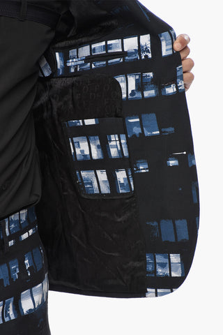 Blazer aus Baumwollmischung WINDOWS mit Pattentaschen
