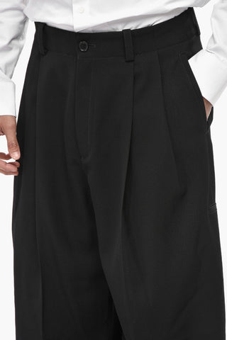 Pantaloni 4 Tasche in Lana Vergine a 2 Pinces
