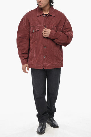 Denimjacke GARMDYED Mit Aufgesetzten Taschen