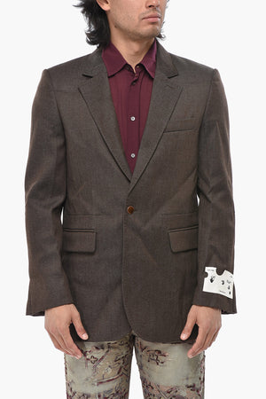 TAILORING Woll-Twill-Blazer mit Pattentaschen