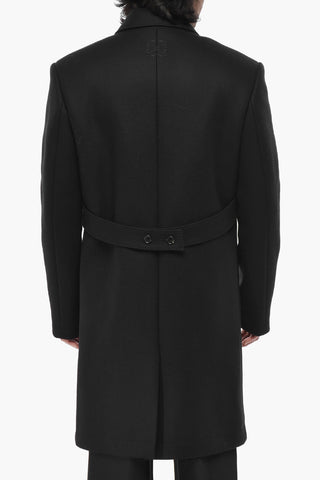 Mantel aus Wollmischung STICKER COLLAR mit Spitzrevers