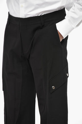 Cargo-Hose WOOLGAB Mit Verdeckter Knopfleiste