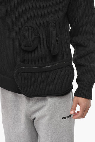 Crewneck Sweater ROPE With Removable Pockets