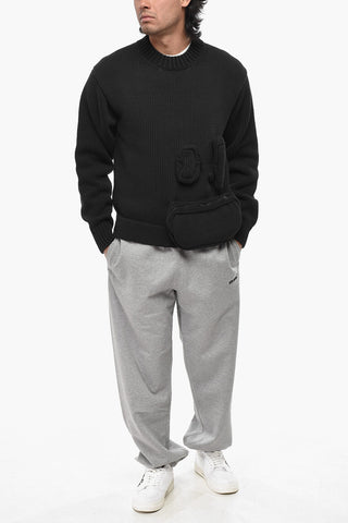 Crewneck Sweater ROPE With Removable Pockets