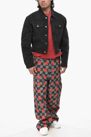 Jeansjacke GARMDYED mit hinterem Reißverschluss