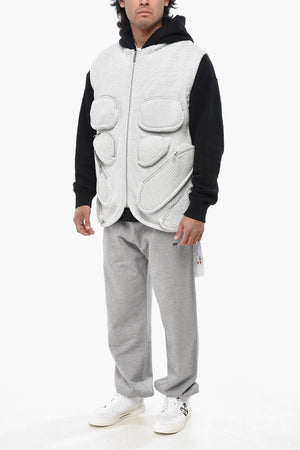 SEASONAL Knit Zip-Up Gilet MULTIPOCKETS