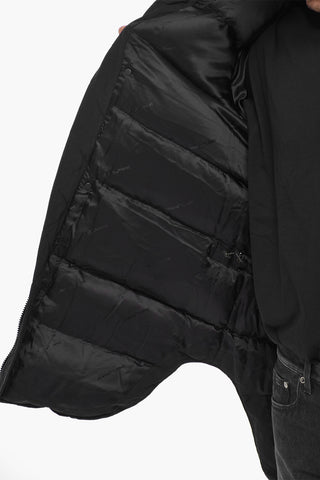 Padded Cotton-Blend Parka With Shearling Collar