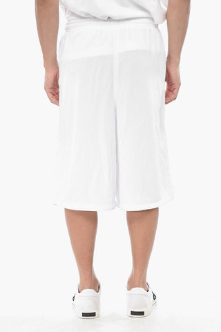 Shorts DIAGONAL in Tessuto Tecnico con Stampa