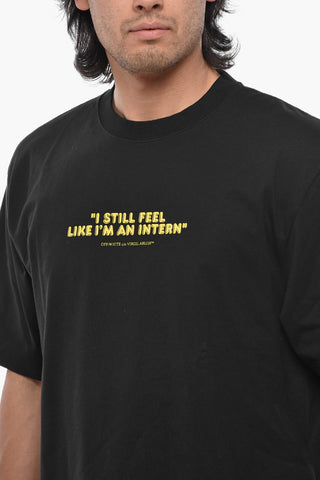Baumwoll-T-Shirt INTERN SKATE Mit Print