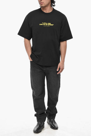 Baumwoll-T-Shirt INTERN SKATE Mit Print
