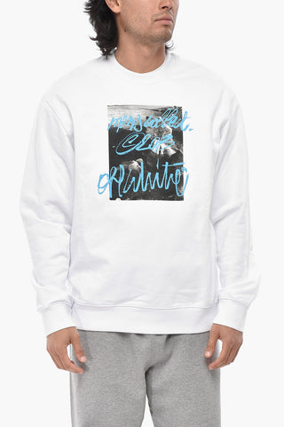 SEASONAL Rundhalssweatshirt Aus Angerauter Baumwolle ROCKS TYPE