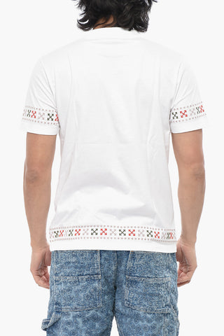 T-Shirt Slim Fit PUTTI con Stampa e Ricami