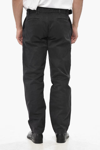 Chinohose Aus Baumwolle Mit Stoffgürtel