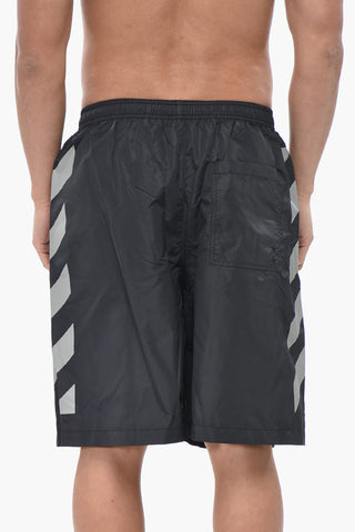 PERMANENT Costume da Bagno Boxer DIAG in Nylon
