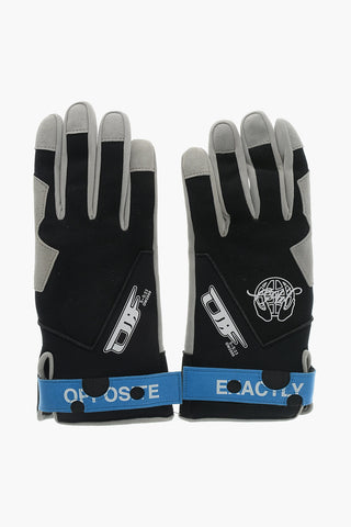 SEASONAL Suede And Fabric Gloves EXACT OPP With Hook-And-Loop Closure