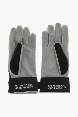 SEASONAL Suede And Fabric Gloves EXACT OPP With Hook-And-Loop Closure