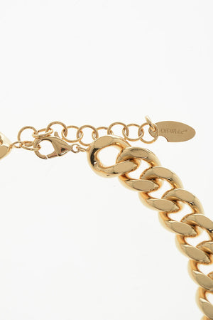 Collana Dorata a Catena con Dettaglio Iconico