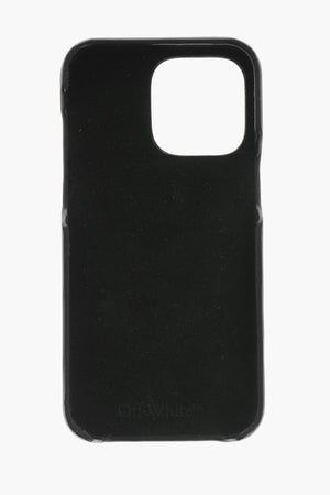 Leather BOOKISH Cover for iPhone 14 Pro with Tone-on-Tone Logo