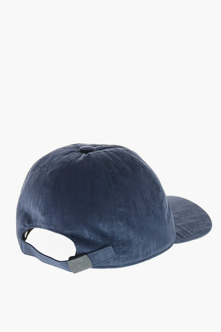 Cappello Baseball in Tinta Unita con Logo All-Over