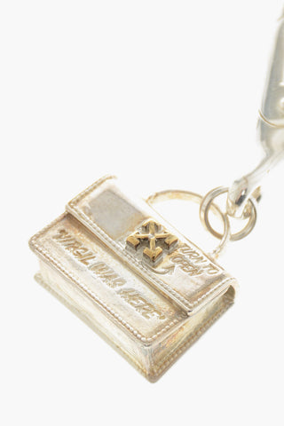 Metal Keychain JITNEY With Bag-Shaped Charm