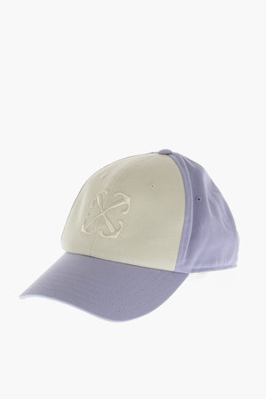 Two-Tone Baseball Cap with Arrow Embroidery