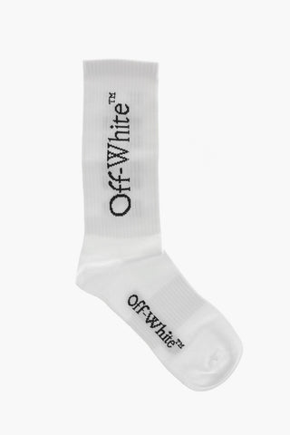 Gerippte Socken aus Baumwolle mit dreifachem Pfeil