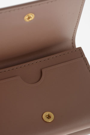 Leder-Geldbörse JITNEY MINI COMPACT Mit Goldenem Arrow-Detail
