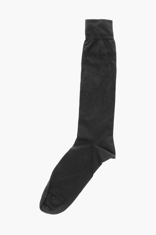 Long Plain Cotton Socks