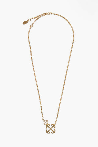 Collana a Catena Effetto Dorato con Dettaglio Iconico