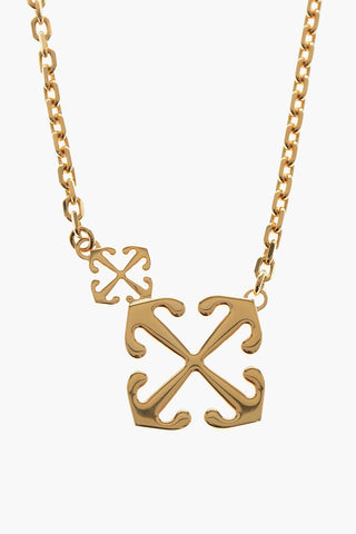 Collana a Catena Effetto Dorato con Dettaglio Iconico