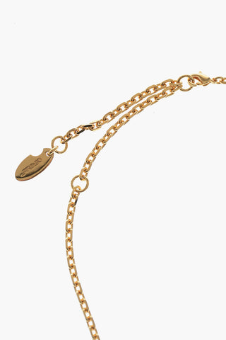 Collana a Catena Effetto Dorato con Dettaglio Iconico