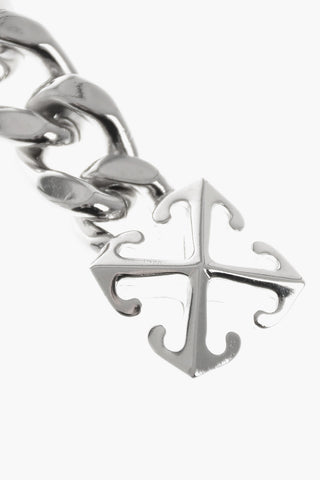 Chain Earrings with Arrow Pendant