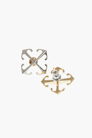 Arrown-förmige Ohrringe in Gold- und Silberoptik