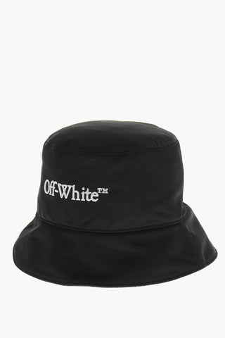 Unifarbener Bucket-Hut BOOKISH mit geprägtem Logo