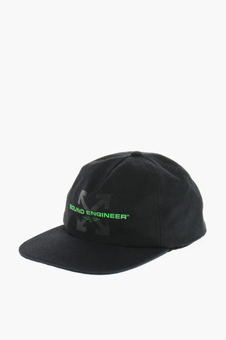 Baseballcap SOUND ENGINEER in Uni mit kontrastierendem Print