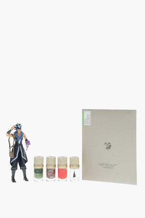 MATTEL CREATIONS MASTER OF THE UNIVERSE Box HE-MAN Set Mit 4 Nagellacken Und Grafischen Stickern