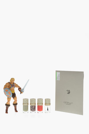 MATTEL CREATIONS MASTER OF THE UNIVERSE Box HE-MAN Composto da 4 Smalti per Unghie e Sticker Grafici