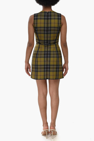 SEASONAL Gefüttertes Minikleid BULLET mit Tartanmuster