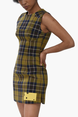 SEASONAL Gefüttertes Minikleid BULLET mit Tartanmuster