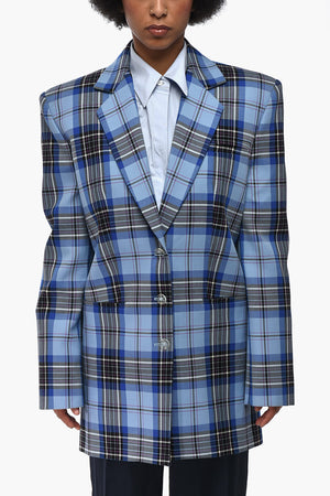 SEASONAL Blazer TOMBOY Motivo Tartan