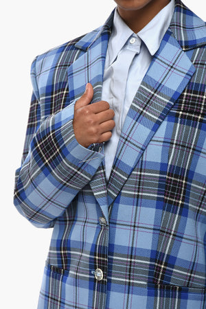 SEASONAL Blazer TOMBOY Motivo Tartan