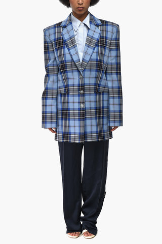 SEASONAL Blazer TOMBOY With Tartan Pattern