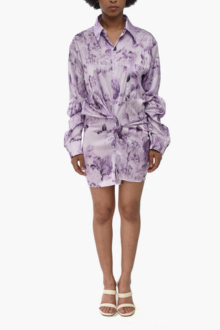 SEASONAL Satin Sahara-Style Chemisier TWIST
