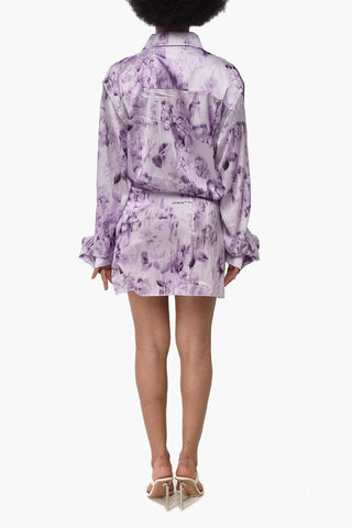 SEASONAL Satin Sahara-Style Chemisier TWIST